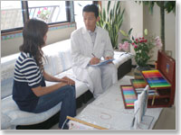 光・カラーセラピーの流れ